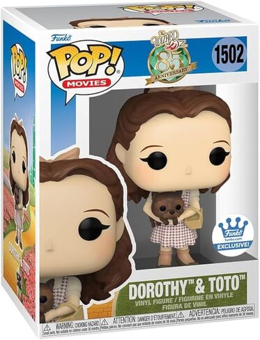 Funko Pop! Movies: The Wizard of Oz - Dorothy & Toto *Sepia* *85th Anniversary Shop Exclusive in Saudi Arabia