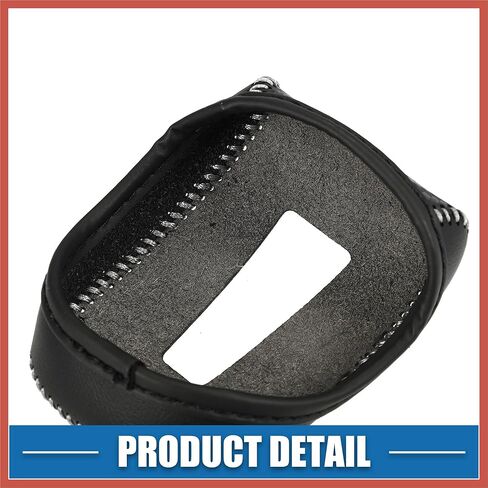 ACROPIX Gear Shifting Knob Cover Transmission Lever Trim for Mitsubishi Outlander PHEV GN0W GN Series 2022-2023 Faux Leather Carbon Fiber Pattern Black Gray Car Parts in Saudi Arabia