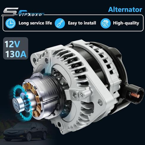 6-Groove Pulley 12V 70A Alternator For 2001-2005 1.7L Honda Civic/Acura El Replaces OE#13893,A5TA7091,A5TA7091,AFGA51,A5TA7091ZC,31100-PLM-A01,AMTO125,A5TA7191,31100- PLM-C01,31100-PLM-C02/A02 in Kuwait