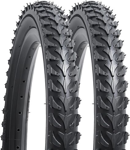 YUNSCM 16" Bike Tires 16x1.75/47-305 and 16" Bike Tubes Schrader Valve Compatible with Mountain/Off Road Bike 16x1.50 16x1.65 16 x 1.75 16x1.95 Bicycle Tires and Tubes (A-1032) in Saudi Arabia