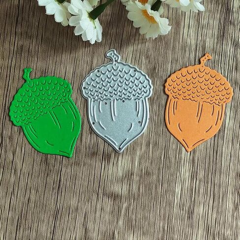 6 مجموعة من قوالب القطع المعدنية الخريفية لسكرابوكينغ ألبوم الحرف اليدوية قالب النقش الاستنسل بما في ذلك سنجاب اليقطين على شكل ورقة القيقب لمهرجان عيد الشكر وصنع البطاقات الفنية بنفسك in Kuwait