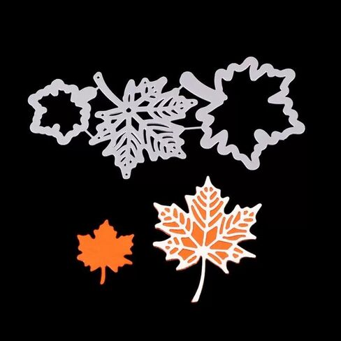 6 مجموعة من قوالب القطع المعدنية الخريفية لسكرابوكينغ ألبوم الحرف اليدوية قالب النقش الاستنسل بما في ذلك سنجاب اليقطين على شكل ورقة القيقب لمهرجان عيد الشكر وصنع البطاقات الفنية بنفسك in Kuwait