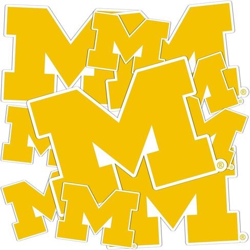 Desert Cactus University of Michigan Stickers Wolverines UM U of M Vinyl Decals Laptop Water Bottle Car Scrapbook T3 (Type 3-2) in Saudi Arabia