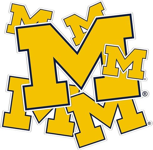 Desert Cactus University of Michigan Stickers Wolverines UM U of M Vinyl Decals Laptop Water Bottle Car Scrapbook T3 (Type 3-2) in Saudi Arabia