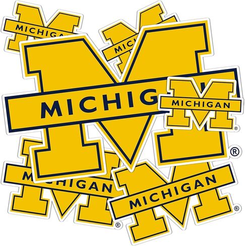 Desert Cactus University of Michigan Stickers Wolverines UM U of M Vinyl Decals Laptop Water Bottle Car Scrapbook T3 (Type 3-2) in Saudi Arabia