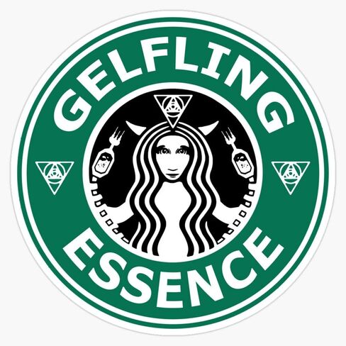 Gelfling Essence - The Dark Crystal: Age Of Resistance - Coffee Parody Sticker Vinyl Decal Wall Laptop Window Car Bumper Sticker 5" in Saudi Arabia