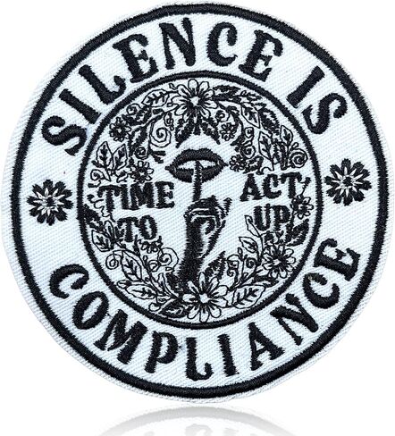 Silence is Compliance Patch,3 Inch Sew On Iron On Equality Civil Social Justice Activist Protest Political Embroidered Patches for Backpack Jacket Hat Jean DIY Clothes Gift for Men Women Size 3 Inches in Saudi Arabia