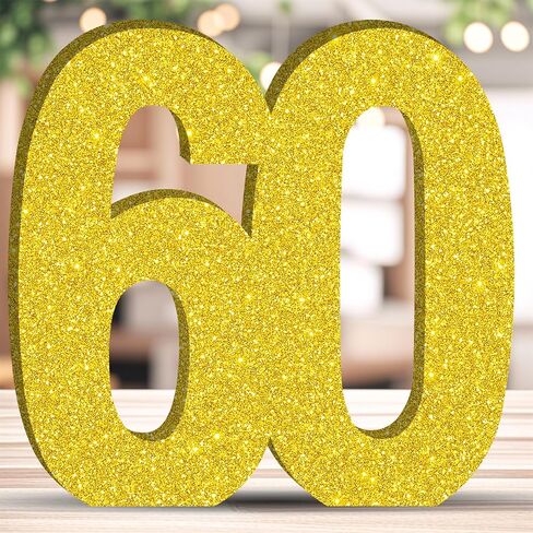 7.8 بوصة تزيين طاولة عيد الميلاد اللامعة، تزيين رقم ذهبي، قطعة مركزية للحفلات، رقم ذهبي لامع، لاحتفالات أعياد الميلاد، زخارف جميلة قابلة لإعادة الاستخدام - 6 in Kuwait