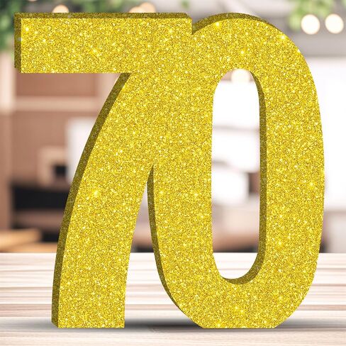 7.8 بوصة تزيين طاولة عيد الميلاد اللامعة، تزيين رقم ذهبي، قطعة مركزية للحفلات، رقم ذهبي لامع، لاحتفالات أعياد الميلاد، زخارف جميلة قابلة لإعادة الاستخدام - 6 in Kuwait