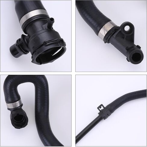 طقم أنابيب خرطوم مياه مبرد المبرد 7 قطع متوافق مع BMW E90 128i 328i N51 2007-2011، 11537516414 11537521049 17127531579 خزان توسيع أنابيب المياه المبردة، مستشعر خراطيم المبرد in Saudi Arabia