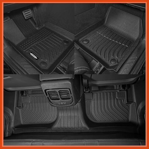 All Weather Floor Mats Fit for 2001-2006 Honda CR-V Floor Mats & Trunk Mat & Backrest Mats Replacement for Honda CR-V CRV Accessories Anti-Slip Floor Liner(Not suitable for manual transmissions) in Saudi Arabia