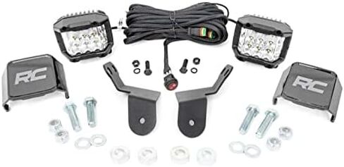 مجموعة LED مكعبة بزاوية واسعة 3 بوصة من Rough Country لـ 16-22 Honda Pioneer 1000-92012 in Saudi Arabia