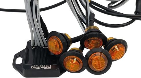 5 LED Turn Signal Sequencer Kit - 3/4" Bullet Lights (Smoked lens) in Kuwait