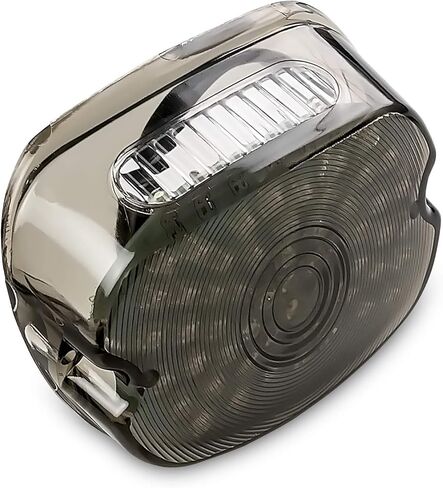 Smoke Integrated LED Taillight w/Turn Signals Compatible with Harley Davidson Dyna Super Glide, Electra Glide, Sportster, Softail, Road King, Fat Boy, V-Rod 1999-2019 (Check Description For Fitment) in Kuwait
