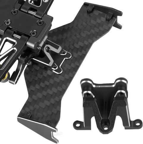أجزاء ترقية جناح الذيل من ألياف الكربون RC/جناح الألومنيوم لعربة السباق 1/24 Micro-B 2S 2WD RTR (LOS00007، تيتانيوم (LOS-1771، LOS-1770) in Saudi Arabia