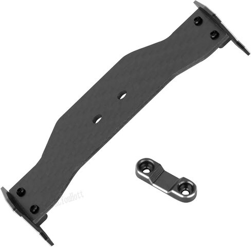 أجزاء ترقية جناح الذيل من ألياف الكربون RC/جناح الألومنيوم لعربة السباق 1/24 Micro-B 2S 2WD RTR (LOS00007، تيتانيوم (LOS-1771، LOS-1770) in Saudi Arabia
