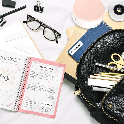 شريط ملصقات D30، [220 ملصق/لفة × 3] شريط ملصقات حراري 12 مم × 40 مم، إعادة تعبئة شريط صانع الملصقات 0.47 بوصة × 1.57 بوصة، ملصقات حرارية مقاومة للطقس ومقاومة للتمزق متوافقة مع Phomemo D30/A30، Nelko P21 in Kuwait