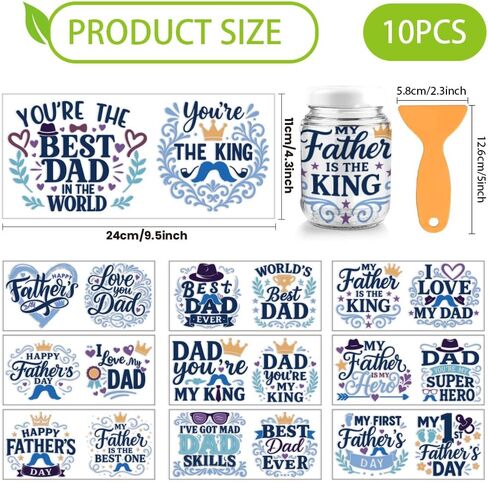 arricraft 10 ورقات للأشعة فوق البنفسجية DTF كأس التفاف للزجاج 16oz، لطيف الخنفساء الإقحوانات الورود الكركديه أنماط الزهور فرك على الشارات ملصقات نقل PVC لأكواب DIY الأثاث الخشبي 24x11 سم / 9.4x4.3 بوصة in Saudi Arabia