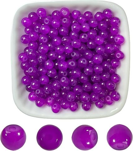 6mm Round Glass Beads for Jewelry Making, 900Pcs Glass Seed Beads for Bracelets, DIY Crafts (Dark Green) in Saudi Arabia