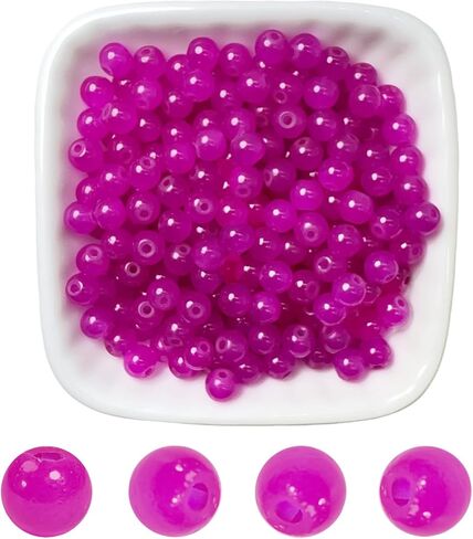 6mm Round Glass Beads for Jewelry Making, 900Pcs Glass Seed Beads for Bracelets, DIY Crafts (Dark Green) in Saudi Arabia
