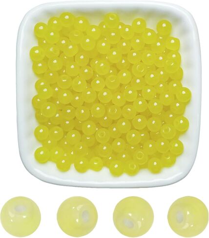 6mm Round Glass Beads for Jewelry Making, 900Pcs Glass Seed Beads for Bracelets, DIY Crafts (Dark Green) in Saudi Arabia