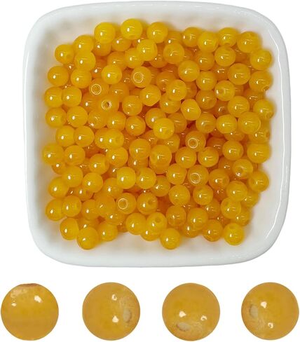 6mm Round Glass Beads for Jewelry Making, 900Pcs Glass Seed Beads for Bracelets, DIY Crafts (Dark Green) in Saudi Arabia