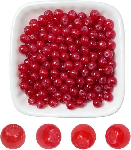 6mm Round Glass Beads for Jewelry Making, 900Pcs Glass Seed Beads for Bracelets, DIY Crafts (Dark Green) in Saudi Arabia