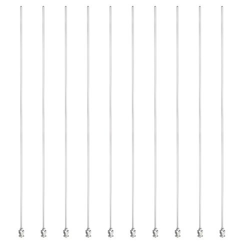 PATIKIL 10Ga x 12 Inch Stainless Steel Dispensing Needle Tips, 10Pcs Metal Glue Needle Tube Blunt Tips Luer Lock for Thick Glue Ink Lab, Silver in Saudi Arabia
