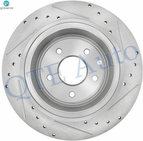 PM Auto Set of 4 Front 296mm-Rear 291.5mm Drilled Brake Disc Rotors Replacement For 2013-2017 Nissan Altima in Saudi Arabia