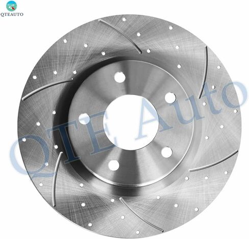 PM Auto Set of 4 Front 296mm-Rear 291.5mm Drilled Brake Disc Rotors Replacement For 2013-2017 Nissan Altima in Saudi Arabia
