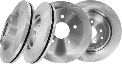 PM Auto Set of 4 Front 296mm-Rear 291.5mm Brake Disc Rotors Replacement For 2007-2013 Nissan Altima in Saudi Arabia