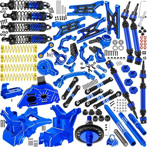 RC Upgrades Part for 1/10 Granite/Senton 3S & Mega550,Shock,Links,A-Arm,Caster Block,Steering Blocks,Stub Axle Carriers,Gearbox,Covers,Center Driveshaft,CVD Axles,Support,Spline,Steering,57TGear,Red in Saudi Arabia