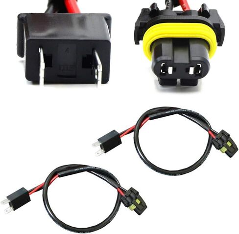 iJDMTOY 1 زوج H7 (ذكر) إلى 9006/HB4 (أنثى) تحويل مأخذ توصيل محول الأسلاك تسخير in Saudi Arabia