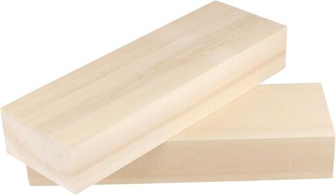 SHEUTSAN Basswood Carving Blocks, 11.8 x 4 x 2 Inches, Unfinished Wood for Whittling Arts, 4 Pack in Saudi Arabia