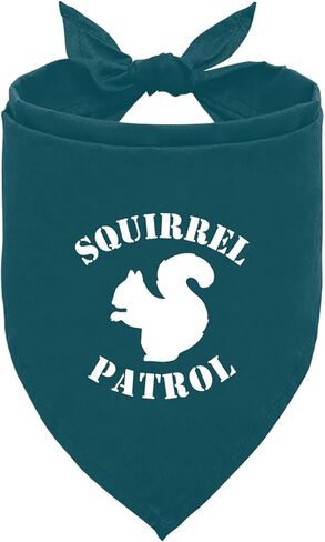 Squirrel Patrol Dog Bandana, Brown Dog Bandana, Funny Cute Dog Bandana, Dog Squirrel Bostume, Squirrel Costume for Dogs, Pet Dog Triangle Scarf, Dog Bandana for Small Medium Large Dogs (F43) in Saudi Arabia