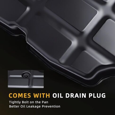 Transmission Oil Pan Kit w/Trans Oil Filter Fit for NAG1 W5A580 Transmission, Fit for Dodge Challenger/Charger/Magnum/Nitro, Fit for Jeep Wrangler/Grand Cherokee/Commander, Fit for Chrysler 300 in Saudi Arabia