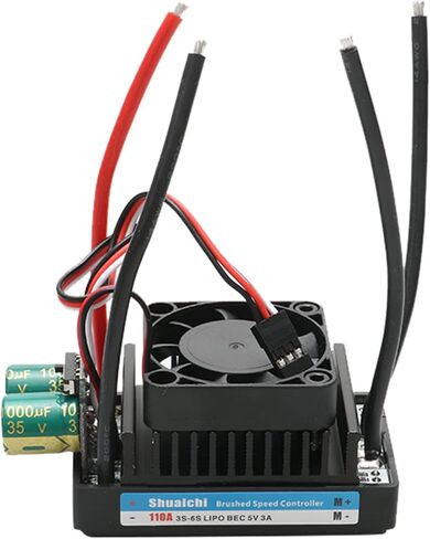 1PCS 12V 24V 100A 110A Bidirectional Brushed ESC 997 775 Brush Motor High Power Electric Speed Controller UBEC 5V 3A 2-Ways for RC Boat Car Tank Lawn Mower Industrial Motor in Kuwait