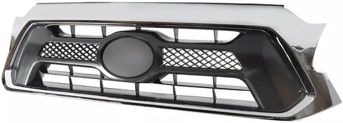 Chrome & Black Front Grill Grille for 2012 2013 2014 2015 Toyota Tacoma in Kuwait
