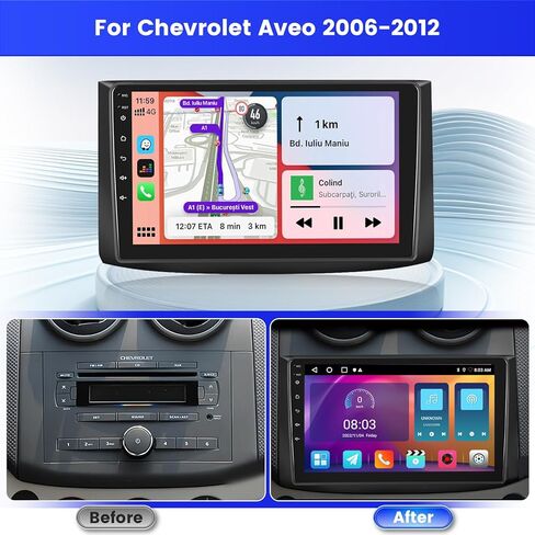 2+64G Android 13 Car Stereo Radio for Kia Optima/Magentis 2008-2010 (LHD), 9'' HD Touch Screen Compatible with CarPlay Android Auto, AHD Backup Camera, Mirror Link, GPS, WiFi, DSP in Saudi Arabia