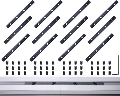 12 قطعة من موصل الخط المستقيم لبثق الألومنيوم من سلسلة 1010، موصل بثق الألومنيوم 1010، موصلات أجهزة الألومنيوم المبثوقة مع براغي لأجهزة بثق الألومنيوم 1010 in Kuwait