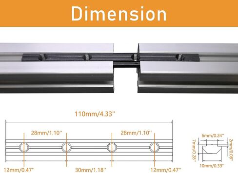 12 قطعة من موصل الخط المستقيم لبثق الألومنيوم من سلسلة 1010، موصل بثق الألومنيوم 1010، موصلات أجهزة الألومنيوم المبثوقة مع براغي لأجهزة بثق الألومنيوم 1010 in Kuwait