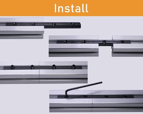 12 قطعة من موصل الخط المستقيم لبثق الألومنيوم من سلسلة 1010، موصل بثق الألومنيوم 1010، موصلات أجهزة الألومنيوم المبثوقة مع براغي لأجهزة بثق الألومنيوم 1010 in Kuwait