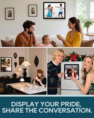 8 قطع إطارات فنية ماسية وإطارات رسم ماسية متنوعة - تتضمن 4 مقاس 12 × 16 بوصة و4 إطارات مغناطيسية ذاتية اللصق مقاس 12 × 12 بوصة لفن القماش، لا حاجة لأي أدوات لديكور باب الحائط المنزلي in Kuwait