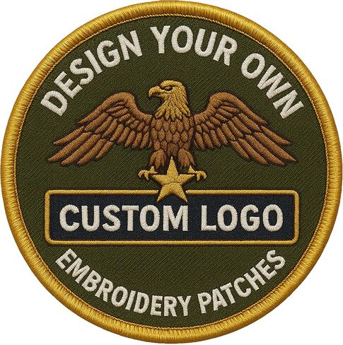 Custom Embroidered/Sublimated Patches, Iron-On, Sew-On, Hook and Loop,Personalized Logo for Team, School in Saudi Arabia