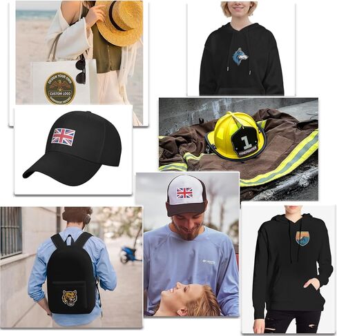 Custom Embroidered/Sublimated Patches, Iron-On, Sew-On, Hook and Loop,Personalized Logo for Team, School in Saudi Arabia