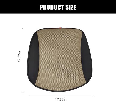 Cooling Car Front Seat Cover, 5V Leather Ventilated Cooled Summer Vehicle Seat Cushion with 3 Temp Modes, Breathable Auto Interior Seating Protector, Universal for SUV Sedan Truck (Beige) in Kuwait