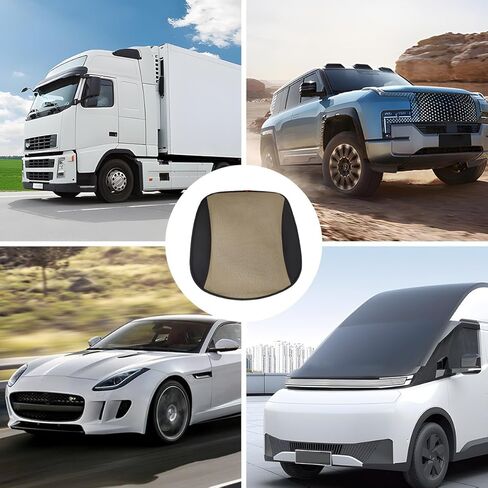 Cooling Car Front Seat Cover, 5V Leather Ventilated Cooled Summer Vehicle Seat Cushion with 3 Temp Modes, Breathable Auto Interior Seating Protector, Universal for SUV Sedan Truck (Beige) in Kuwait