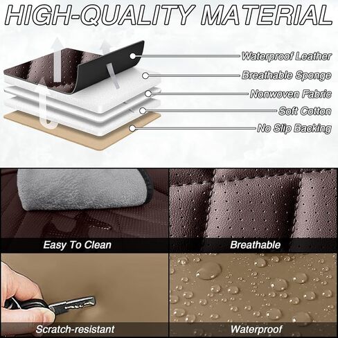 Car Seat Covers for Honda Insight 2019-2022, Premium Nappa Leather Waterproof & Anti-Slip, Full Coverage Customized fit Honda Insight Seat Covers Full Set (5 Seats Luxury,Black-Gray) in Kuwait