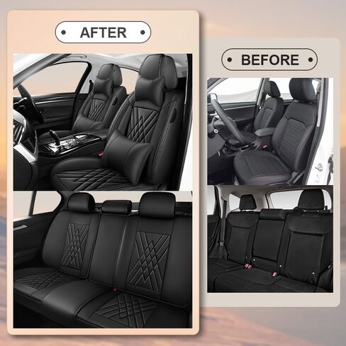 أغطية مقاعد السيارة متوافقة مع Toyota 4runner 1999-2026، ملفوفة بالكامل 360 درجة، جيب تخزين متوافق مع الوسادة الهوائية بتصميم سحاب مقاوم للتآكل وسهل التنظيف (أسود وأحمر، مجموعة كاملة) in Kuwait