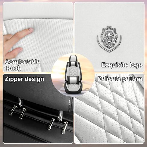 أغطية مقاعد السيارة متوافقة مع Toyota 4runner 1999-2026، ملفوفة بالكامل 360 درجة، جيب تخزين متوافق مع الوسادة الهوائية بتصميم سحاب مقاوم للتآكل وسهل التنظيف (أسود وأحمر، مجموعة كاملة) in Kuwait